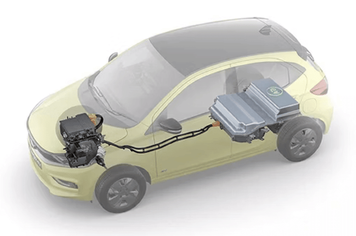 Tata Tiago EV battery